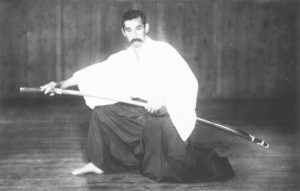 hakudo nakayama sensei doing iaido