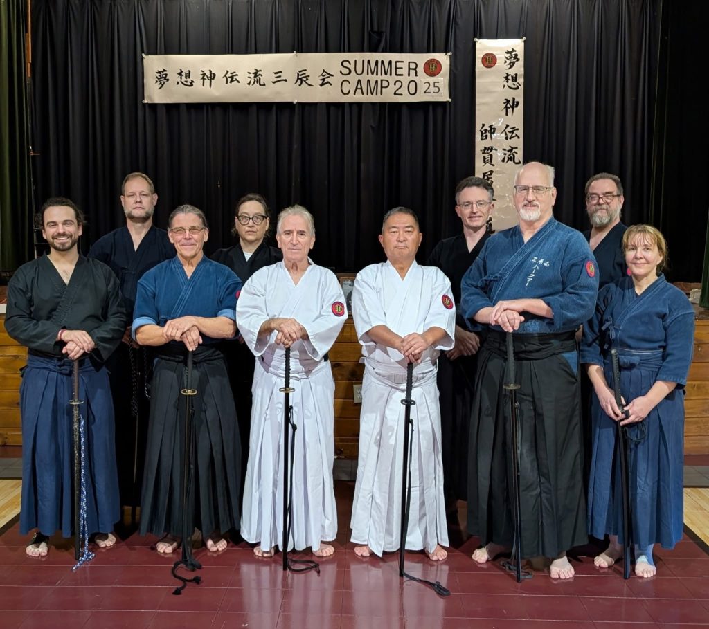 Group attending 2025 NASSK camp representing Houston San Shin Kai Iaido