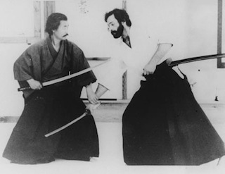 Mitsuzuka Sensei teaching iaido kumitachi sword